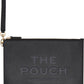 Black 'The Leather Large' Pouch