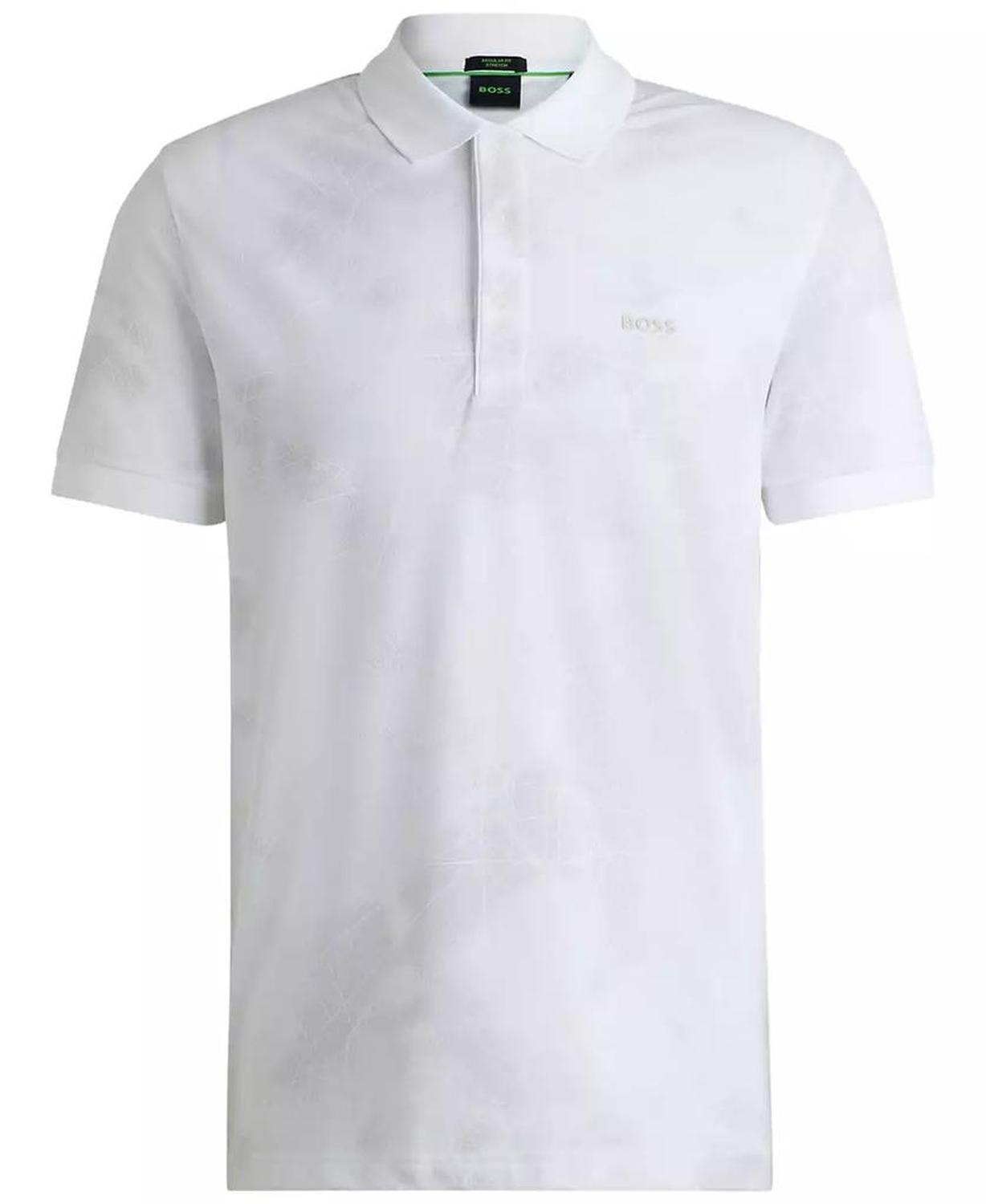 Men’s Reflective Print Polo