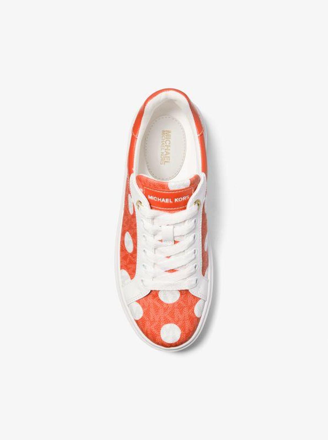Romey Polka Dot Signature Logo Platform Sneaker