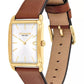 Men's Elliot Saddle Leather Strap Watch, 32 x 36mm