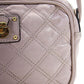 Marc Jacobs Women's Quilted Gold Hardware Crossbody Handbag Nude