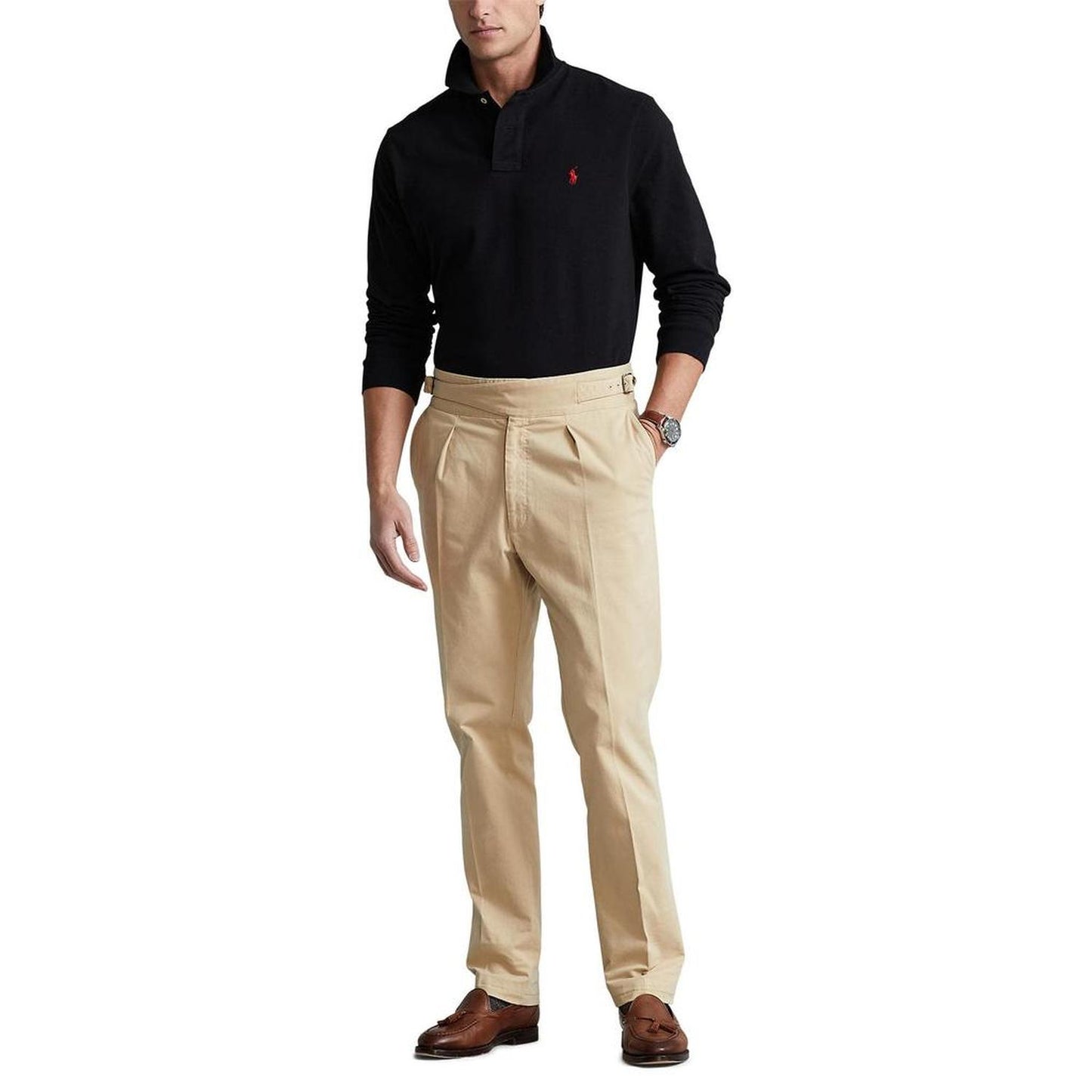 Classic Fit Long-Sleeve Polo