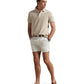 Custom Slim Fit Stretch Oxford Mesh Polo