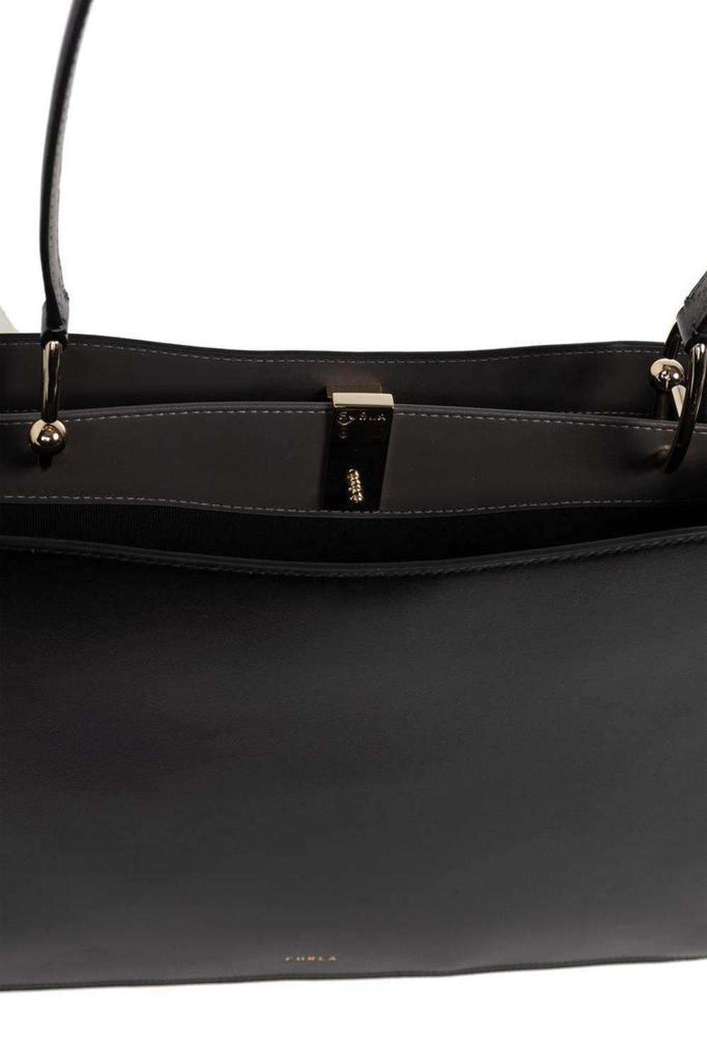 Furla Nuvola Logo Printed Large Tote Bag