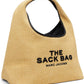 Beige 'The Woven Sack Bag' Tote