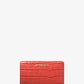 Empire Medium Crocodile Embossed Patent Leather Wallet