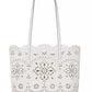 Do It All Perforated Leather Tote Bag