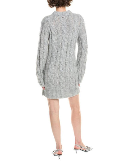 Cable Alpaca-Blend Sweaterdress