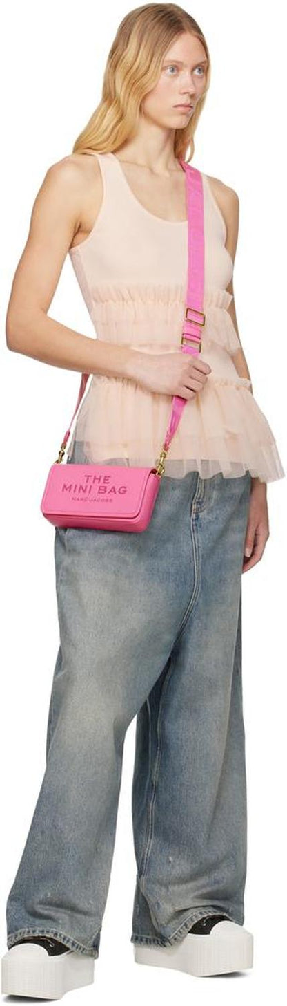 Pink 'The Leather Mini' Bag