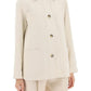 Max Mara Studio Newport Overshirt In Cotton And Linen Drill