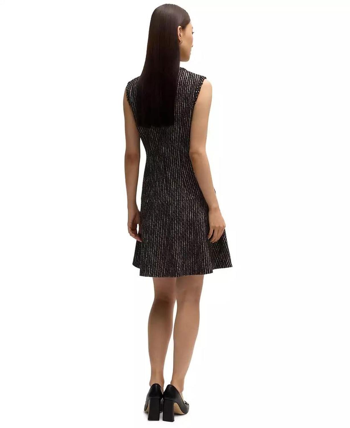Women's Boucle Tape-Trim Dress