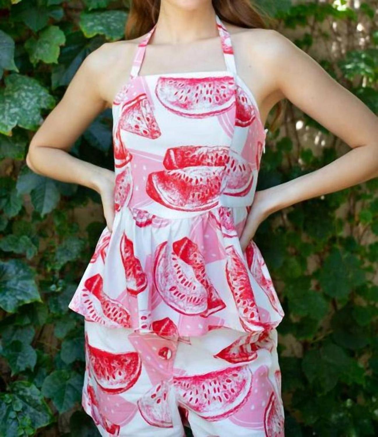 Watermelon Halter Shot Set In Melon Crush