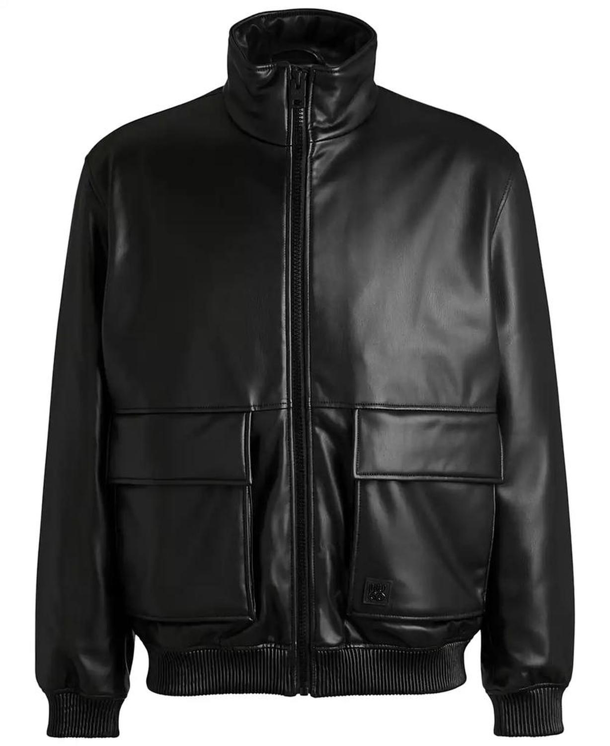 x Porsche Men's Regular-Fit Leather Jacket