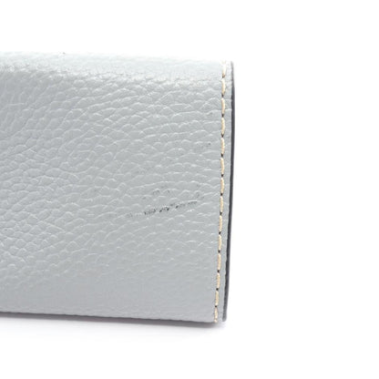 Compact Wallet Bi-Fold Wallet Leather Gray