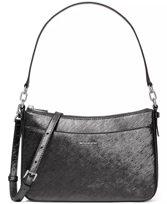 Michael Kors Women's Jet Set Top Zip Pouchette Crossbody Bag