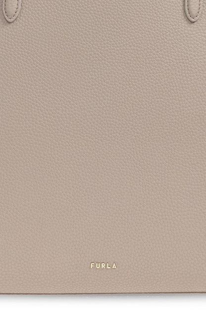 Furla Ava Logo Printed Large Shopper Bag