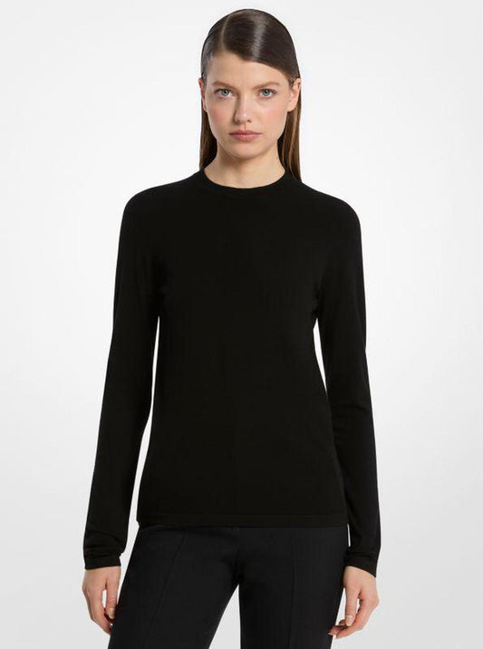 Stretch Viscose Long-Sleeve Shirt