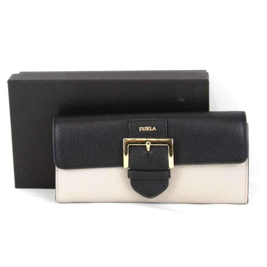 Leather Long Wallet (Bi-Fold) (Pre-Owned)