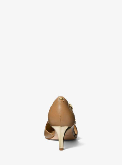 Kasia Leather Kitten Pump