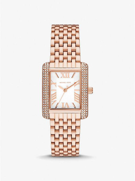 Petite Emery Pavé Rose Gold-Tone Watch