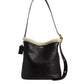 Bleeker Medium Shearling Trim Bucket Bag
