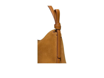 Loop Suede Shoulder Bag