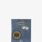 Jet Set Travel Medium Embellished Denim Passport Case