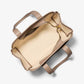 Romee Large Signature Logo and Leather Tote Bag