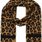 Women's Brushed Three Color Leopard Scarf