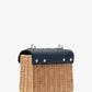 Whitney Small Wicker Shoulder Bag