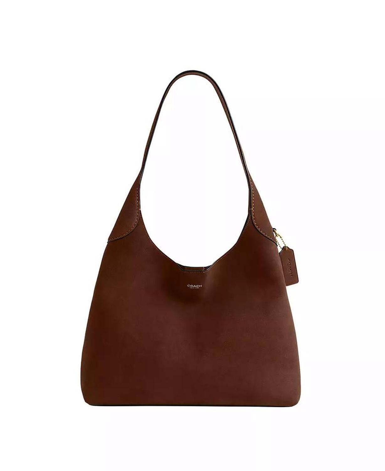 Brooklyn Large Suede Shoulder Bag 34
