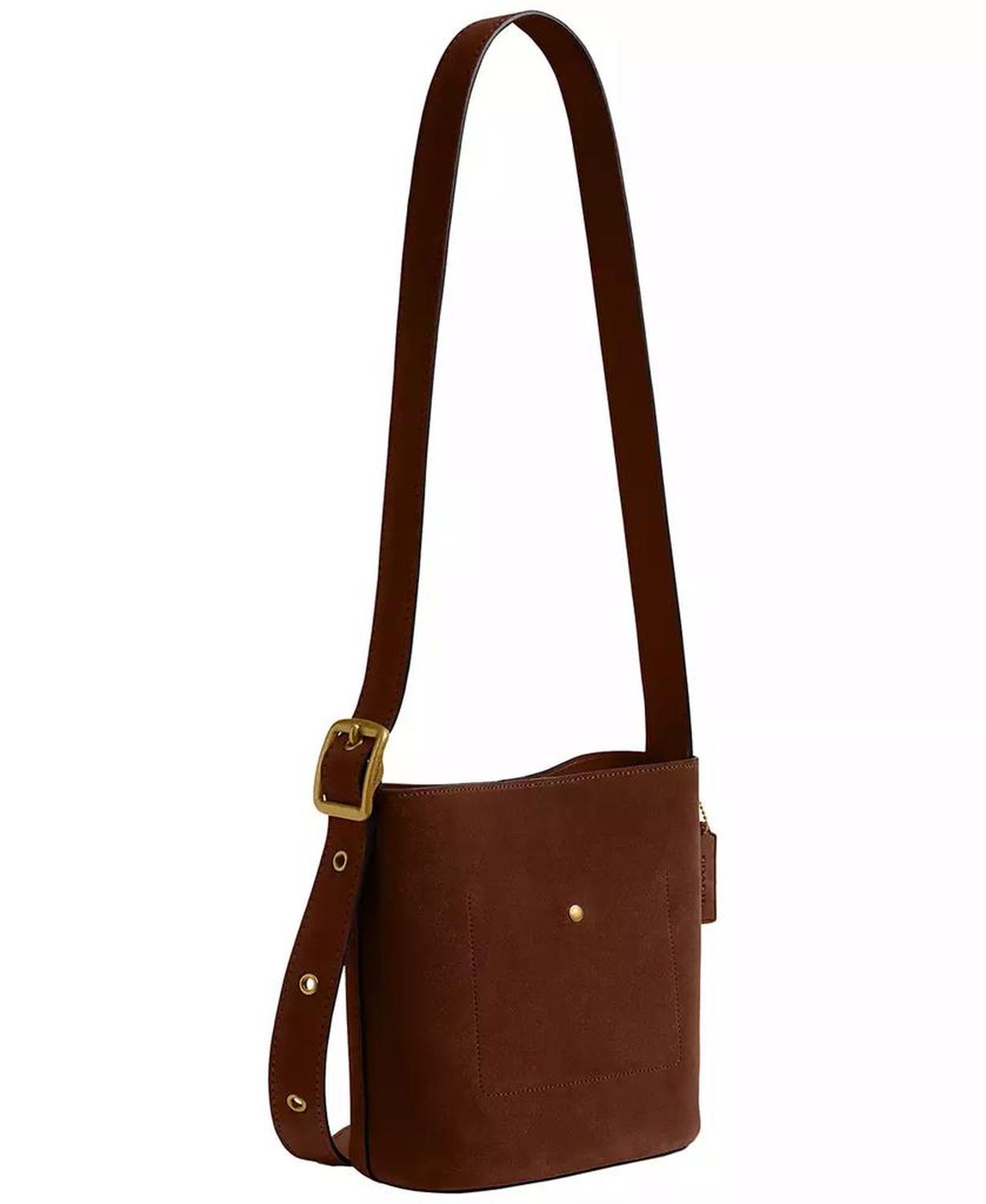 Bleecker Small Suede Bucket Bag 21