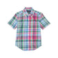 Gingham Cotton Poplin Short-Sleeve Shirt (Infant)