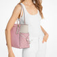 Voyager Large Color-Block Signature Logo Tote Bag
