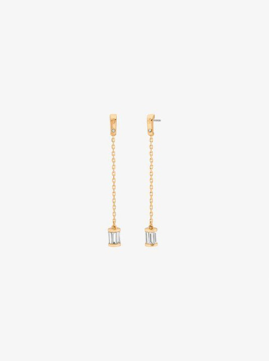 Cubic Zirconia Drop Earrings