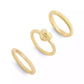 Gold Signature Heritage Trio Ring Set