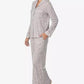 Women's 2-Piece Sleepwear Long-Sleeve Top and Pajama Pants Set