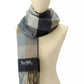 Women's Multicolored Check Muffler Scarf