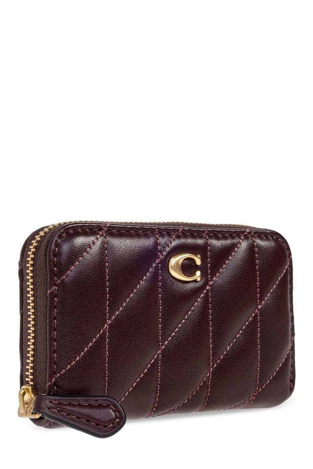 Coach Essential Zip-Around Quilted Small Card Case