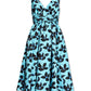 Kate Spade Floral V-Neck Midi Dress