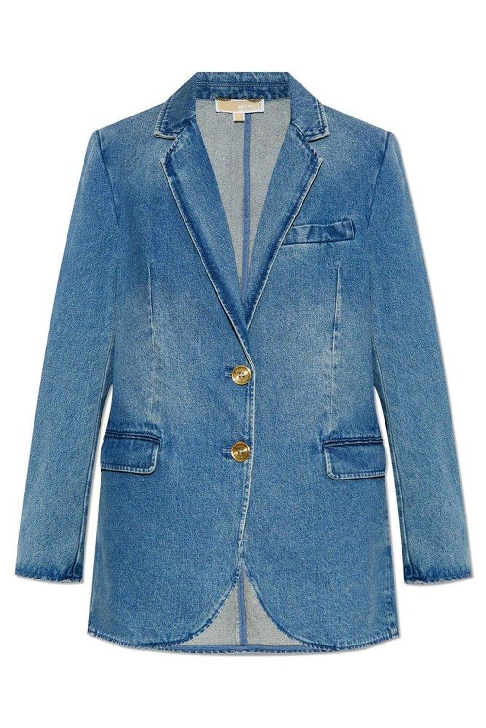 Michael Michael Kors Single-Breasted Denim Jacket