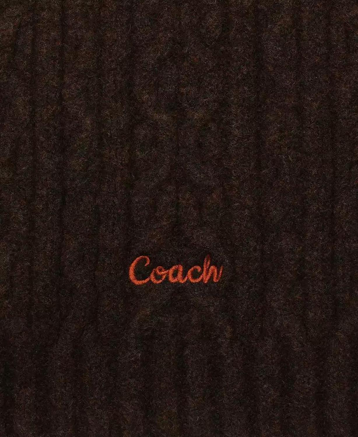 Women's Embroidered Cable-Knit Muffler Scarf