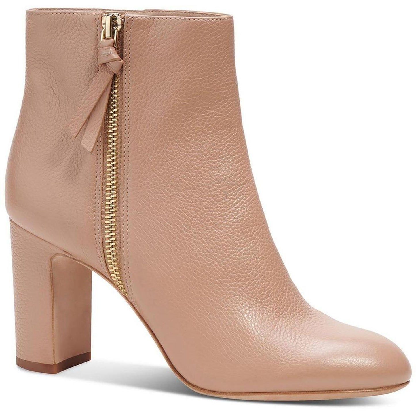 Knott Zip Boot Womens Leather Pull On Mid-Calf Boots