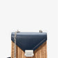 Whitney Small Wicker Shoulder Bag