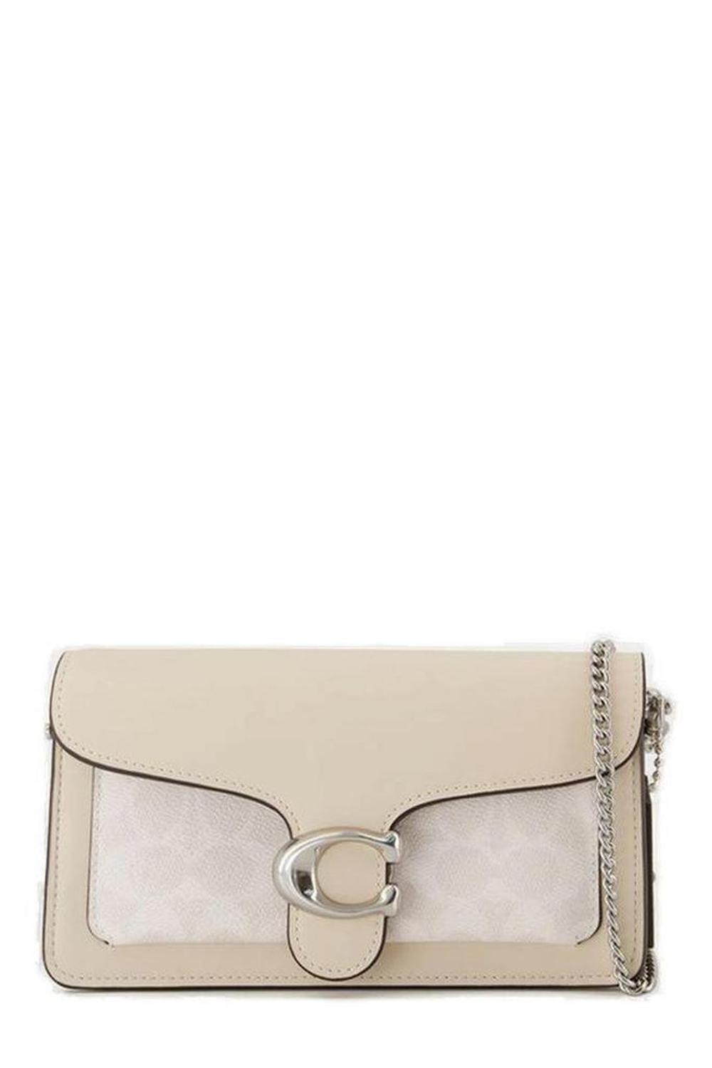 Coach Tabby Signature Chain-Linked Crossbody Bag