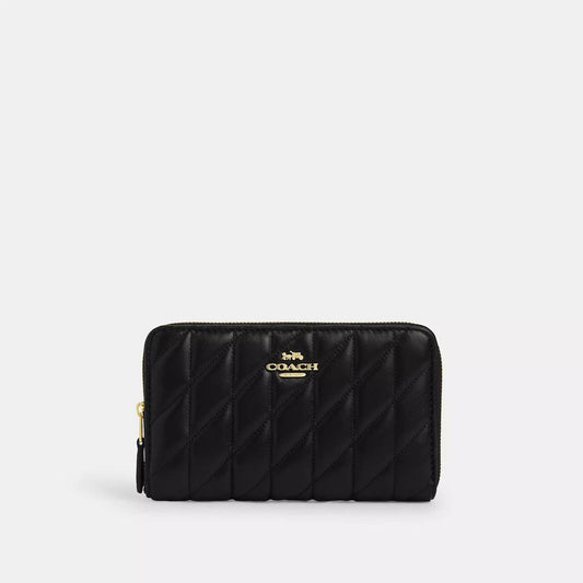Medium Id Zip Wallet With Quilting
