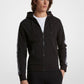 Logo Tape Cotton Blend Zip-Up Hoodie