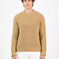 Men's Stepped Hem Crewneck Sweater