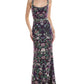 Marchesa Notte Embroidered Gown