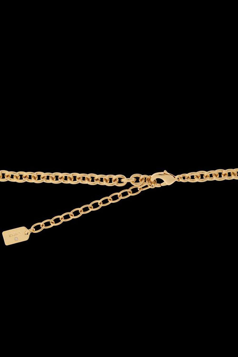 Coach Charm Detailed Chain Necklace